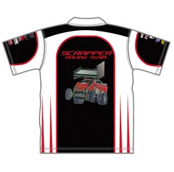 Custom Polo Performance Shirt Sport Race Indy Car Formula 1 Embroidery Design 