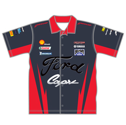 Custom Car Club Shirt Design Example with motorclub logos and sponsors logos