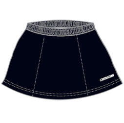 Image of field hockey skirt front view, custom field hockey apparel from Captivations Sportswear